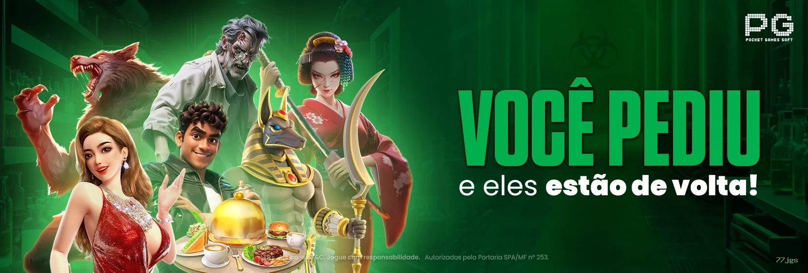 Bônus boas-vindas 77jgs R$100